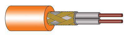 Структура греющего кабеля Ceilhit типа PSVD